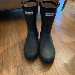 Hunter Short Rain Boots Green